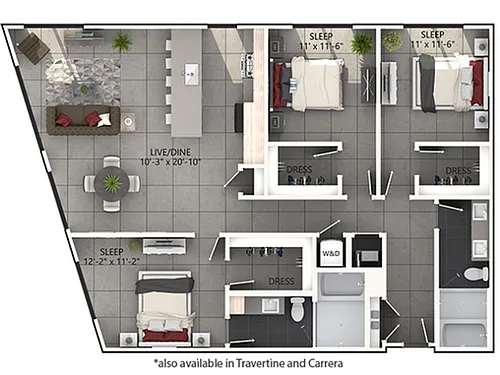 Floor plan D6