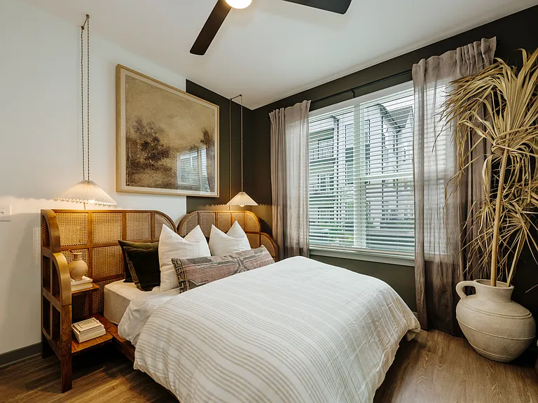 Cozy Apartment Bedroom with Natural Light