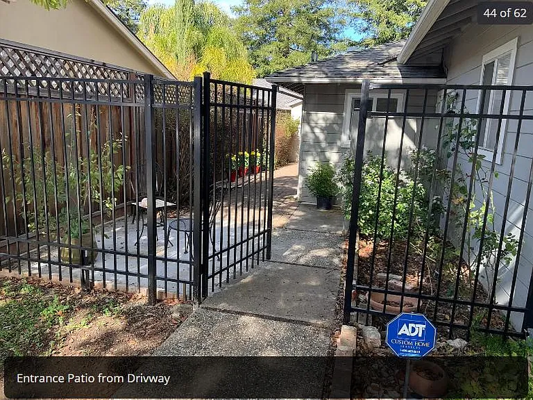 Gated enterance to the Units