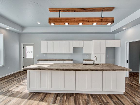 Spacious Kitchen Island