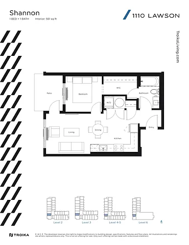 Floor plan Shannon