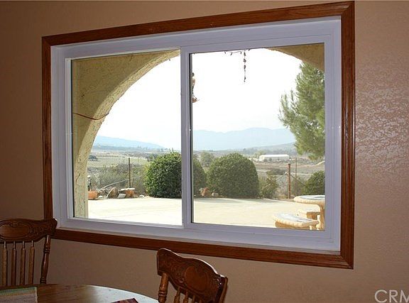 window view from dining area