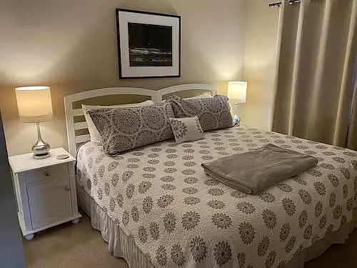 Master Bedroom bed area, this is now unfurnished