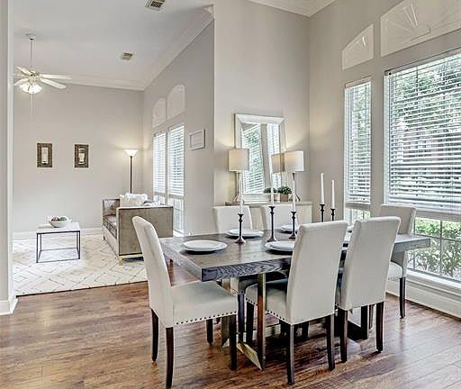 Spectacular formal dining space as you enter this home.