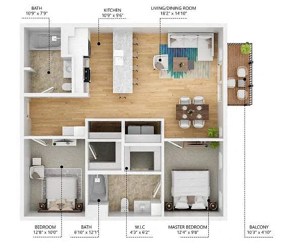 Floor plan B4