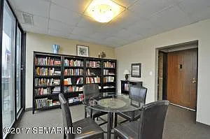 community library in the building