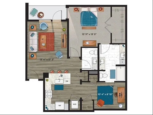 Floor plan A6b