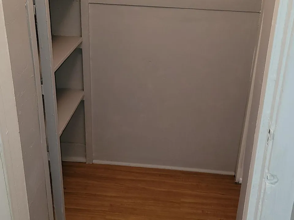 entrance with storage area