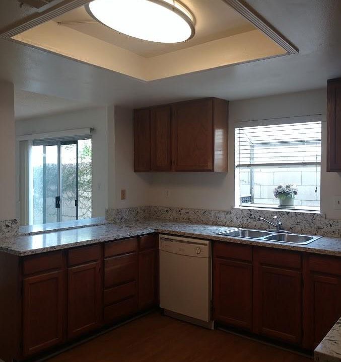 View of Kitchen with dishwasher.