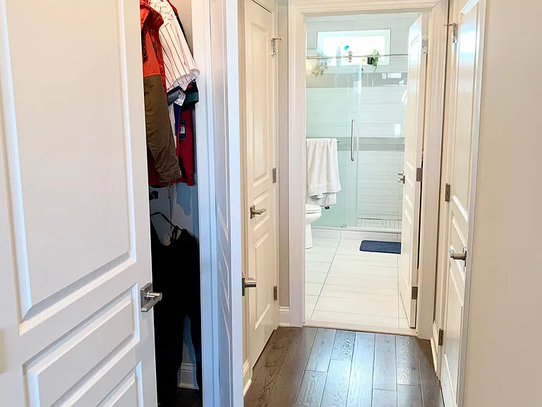 Primary bedroom - 3rd floor closet and bath