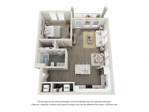 Floor plan A1-MCF