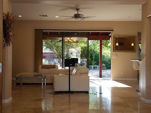 View from front entrance and foyer