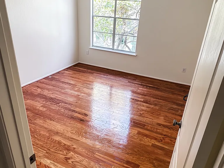 View of Master bedroom from hallway.