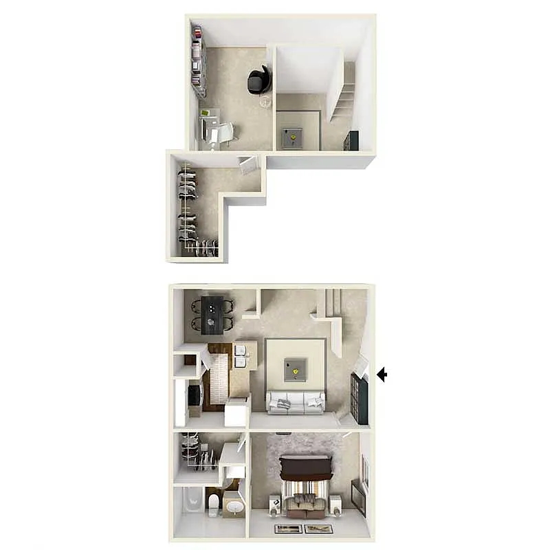 Floor plan 1 Bed