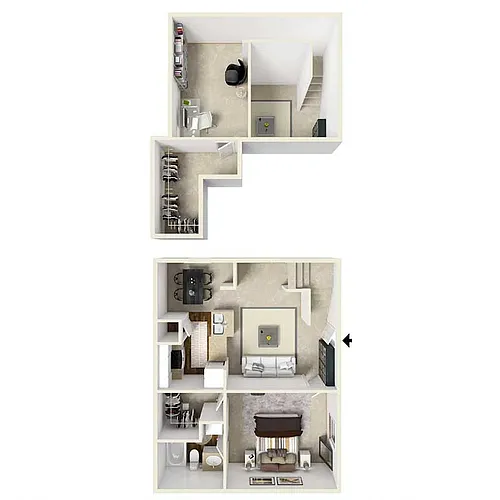 Floor plan 1 Bed