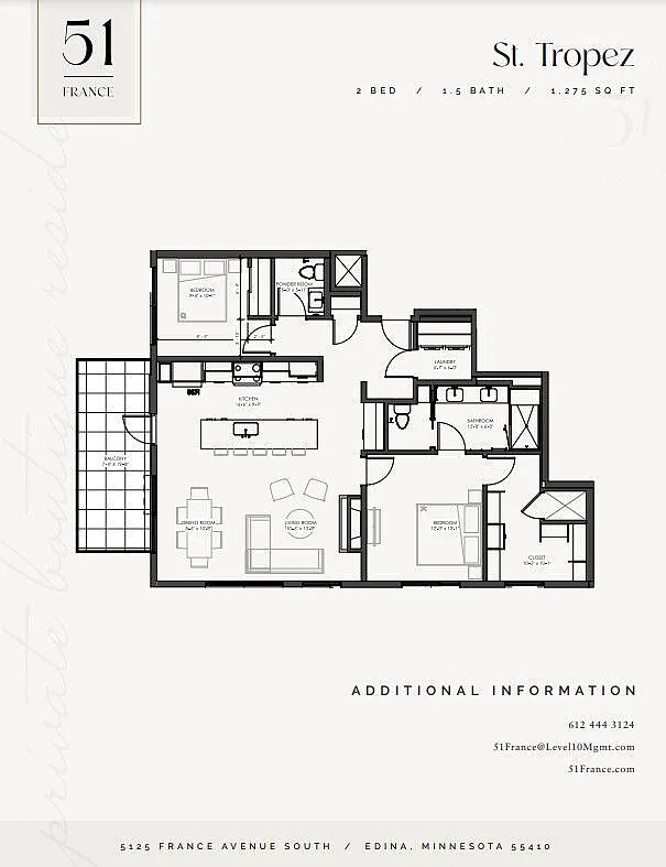 Floor plan St.Tropez