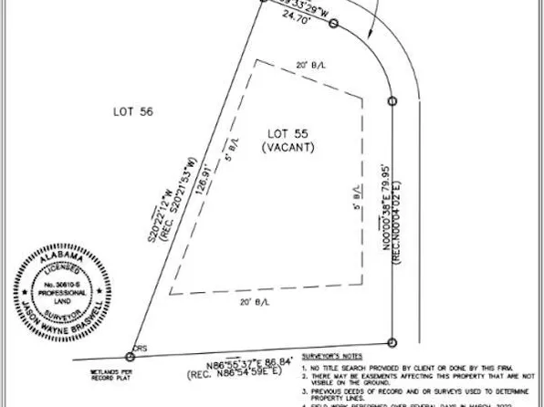 LOT 55 Kingston Ln, Gulf Shores, AL 36542