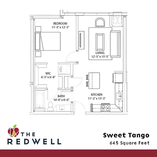 Floor plan Sweet Tango