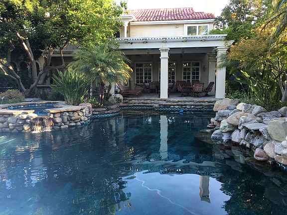 House/patio from across pool