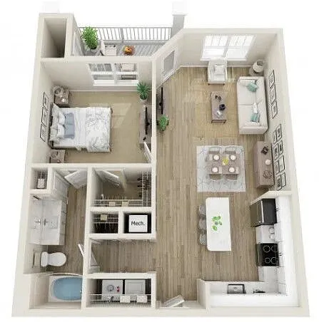 Floor plan The Waleska
