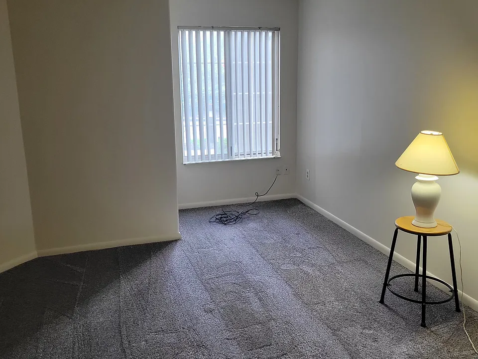 Newly carpeted bedroom.