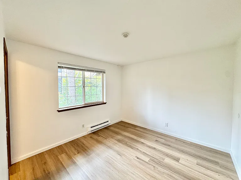 Back bedroom complete with walk-in closet.