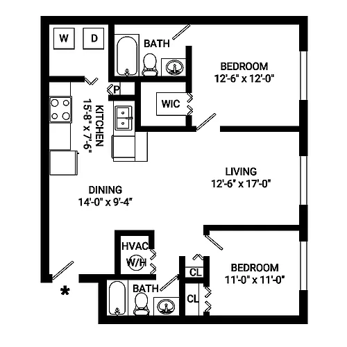 Floor plan Clover