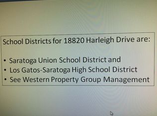 18820 Harleigh Dr, Saratoga, CA 95070