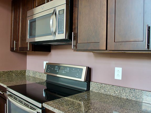 Ample counterspace and cabinets