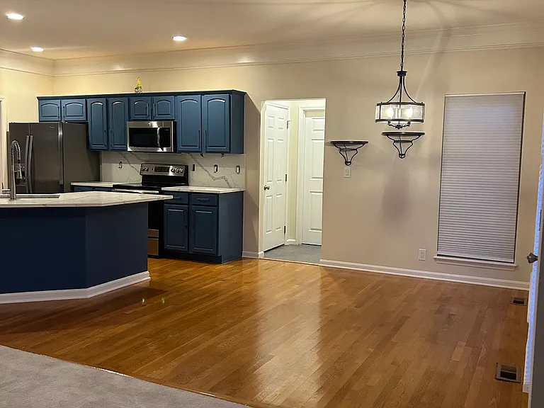 Open to Family room and breakfast area