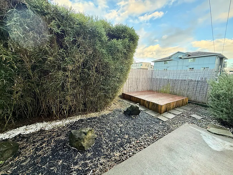 Lower patio