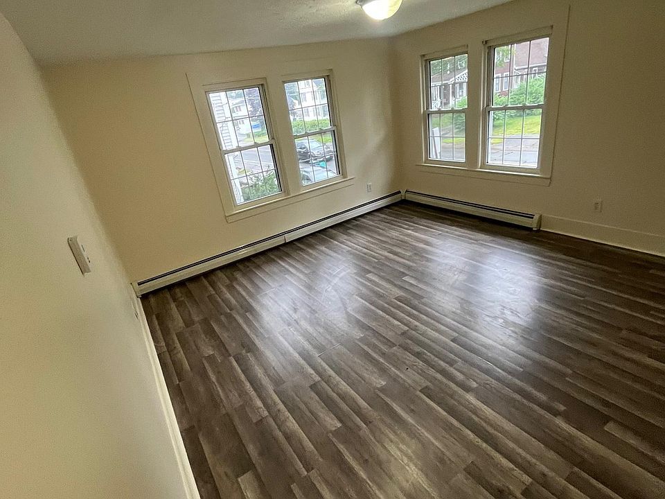 Living room facing main road