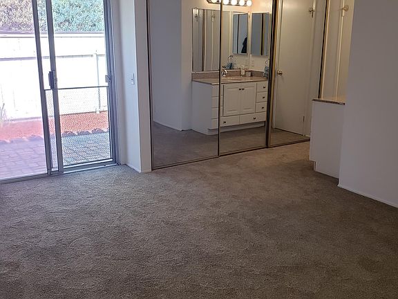 Master bedroom with outside private patio