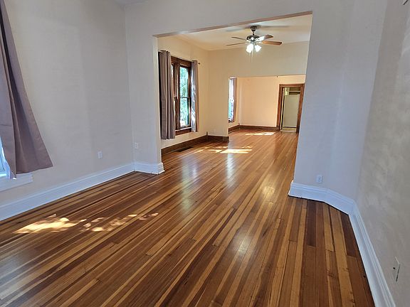 View of living rooms from front door