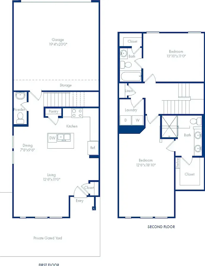 2 bed, 2.5 bath, 1352 sqft, $2,586 — Photo 3