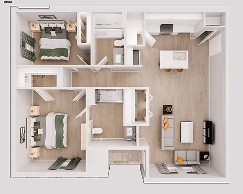 Floor plan B1-ADA