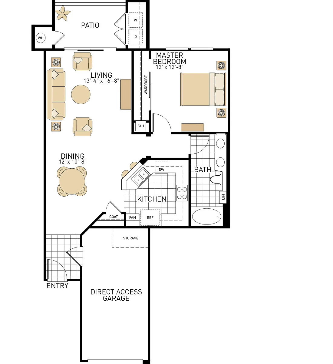 Floor plan Plan E