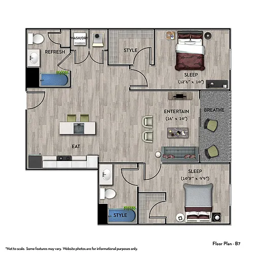 Floor plan B7A