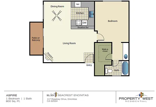 Floor plan 1X1