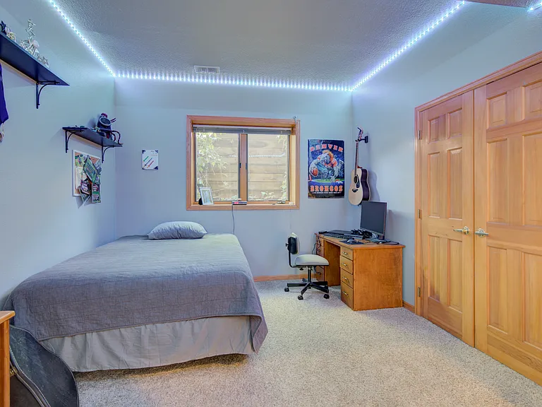 Third bedroom in basement.