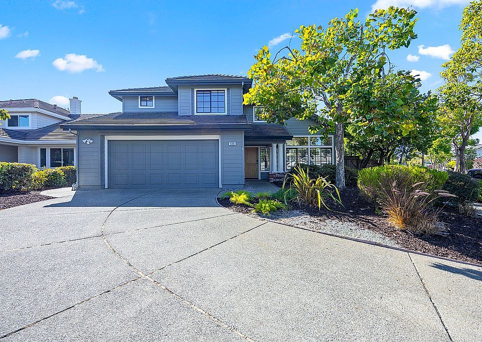 Large private driveway