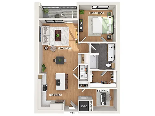 Floor plan A13D