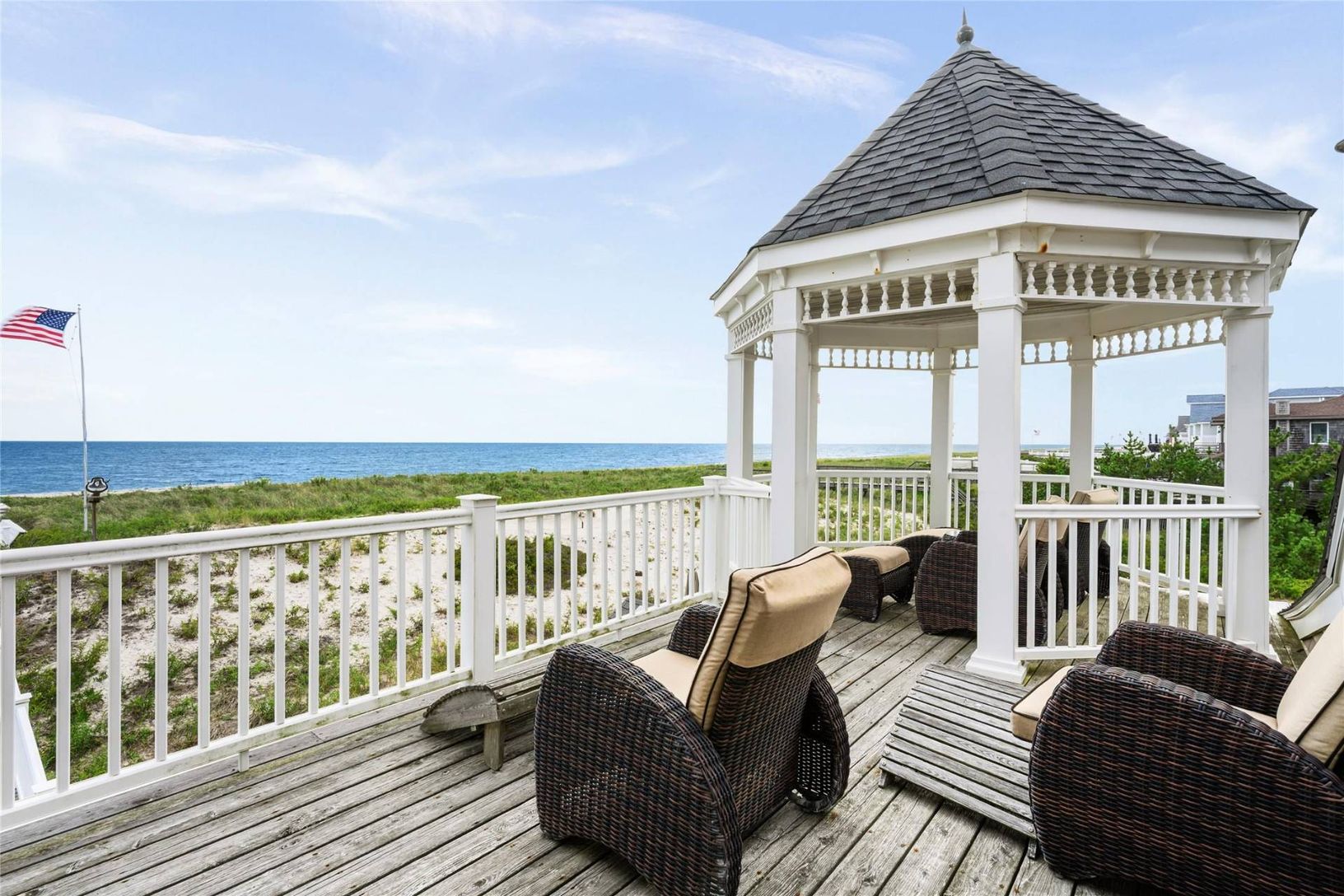  Enjoy never ending panoramic Ocean and Bay views from the 2nd floor deck with gazebo 