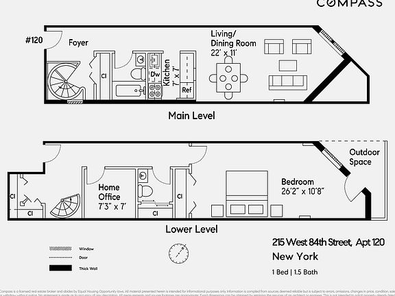 2nd image of 215 W 84th St APT 120