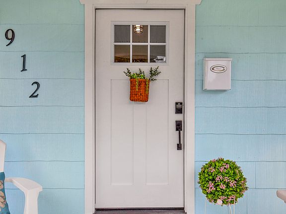 Front entry door keyless security lock