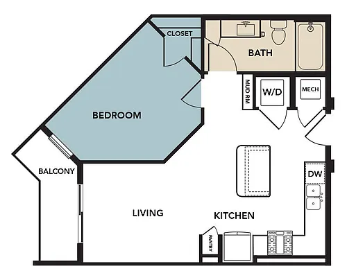 Floor plan A2B