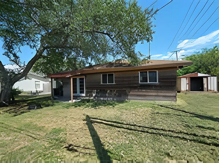 Back of house and yard