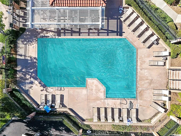 Community pool and jacuzzi