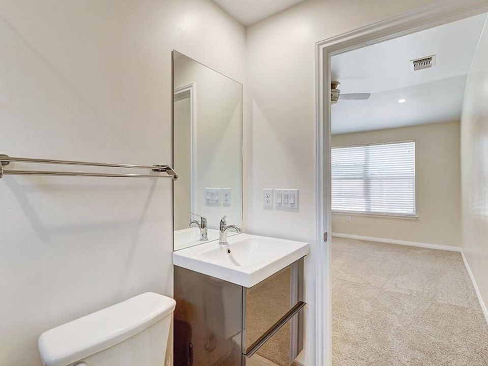 master bath facing master