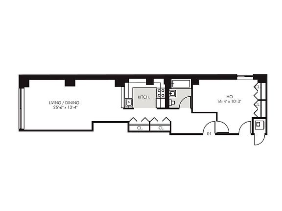 2nd image of 45 Wall St APT 1601